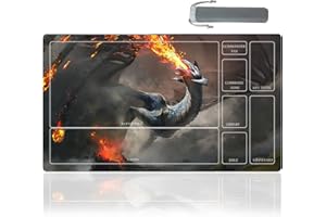 sabermaster MTG Playmat Table Mats Size 60X35 cm Mousepad Compatible for MTG RPG CCG Trading Card Game Play mats Original Play Mat Art Designs & Accessories (8)