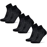DANISH ENDURANCE Hiking Socks, Low Cut, Merino Wool Socks, Winter, Moisture Wicking, Thermal, for Men & Women, 3-Pack