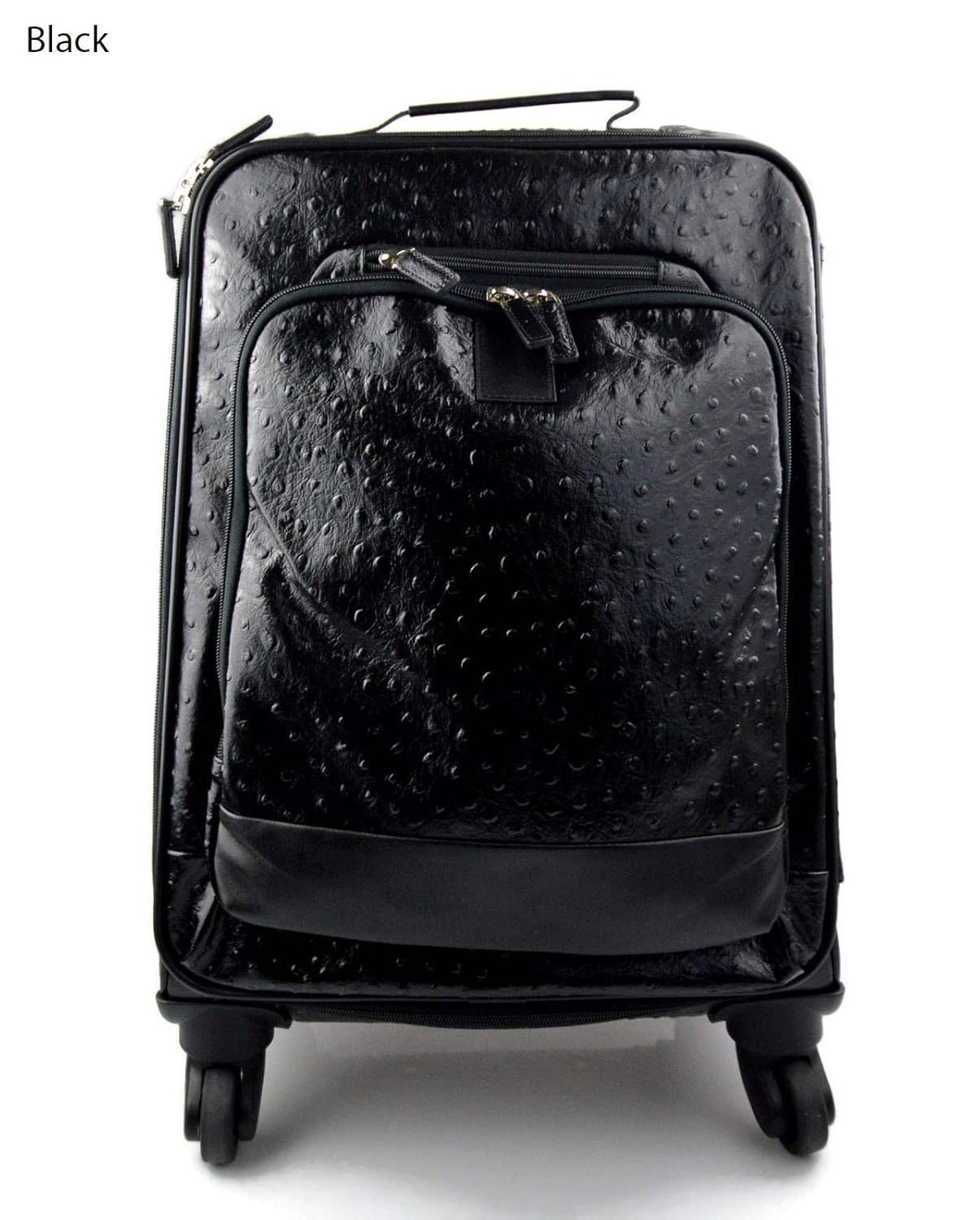 black 4 wheel cabin suitcase