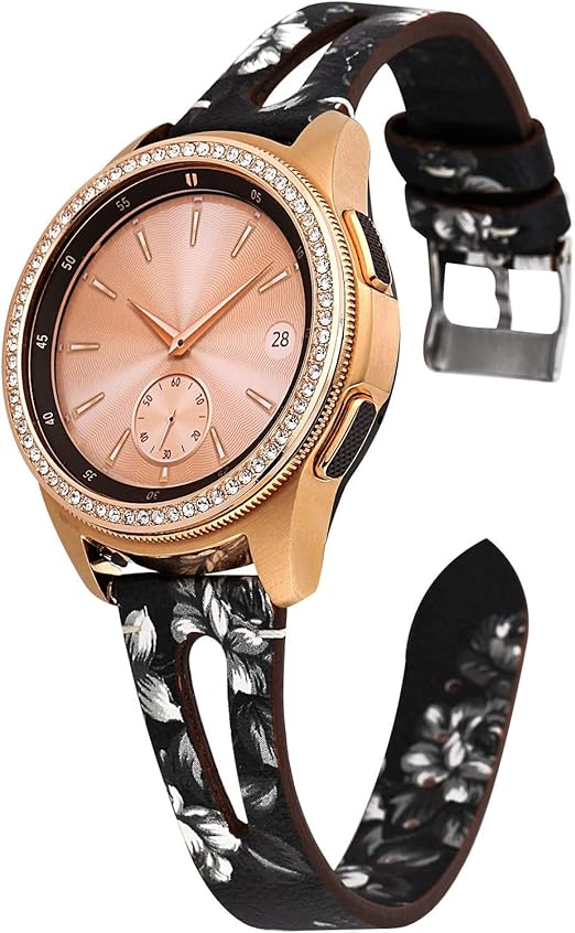 Amazon Greaciary グリッターストラップ Galaxy Watch 42mmバンド アクティブ 40mmバンド レディース mm 細め ファッション スパークル リストバンド Samsung Galaxy Watch 42mm R810 Galaxy Watch Active R500用 スマートウォッチアクセサリ 通販