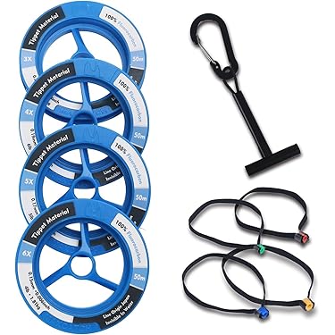 Lot 4 Bobines De Nylon Pour Bas De Ligne Pêche à La Mouche + Boîte – Mouche Direct