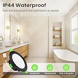 ALUSSO 7W Dimmable LED Downlights 3000K 4000K 6500K IP65 12Pack view 7