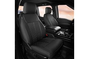 FEINEPRO Custom Seat Cover for Ford F150 SuperCrew XL XLT 2021-2026, F250 F350 F450 Super Duty Crew Cab 2023-2026, Wear Truck Seat Cover Full Set, Pickup Accessories