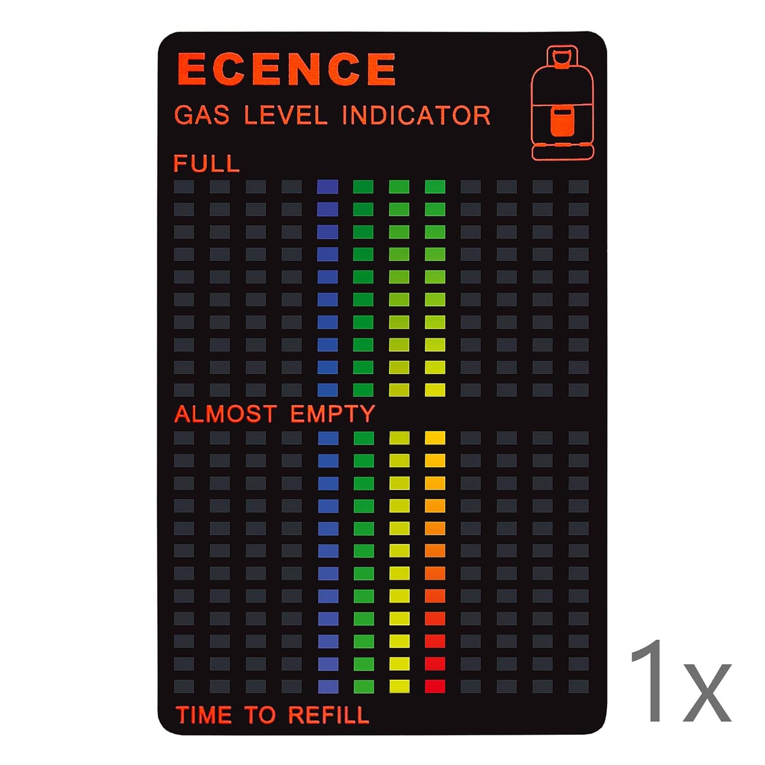 ECENCE 2X Magnético Gas Indicador De Nivel para Gas Combustible ...
