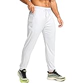 G Gradual Men's Joggers with Zipper Pockets Stretch Tapered Sweatpants Athletic Pants for Men Workout Running Gym