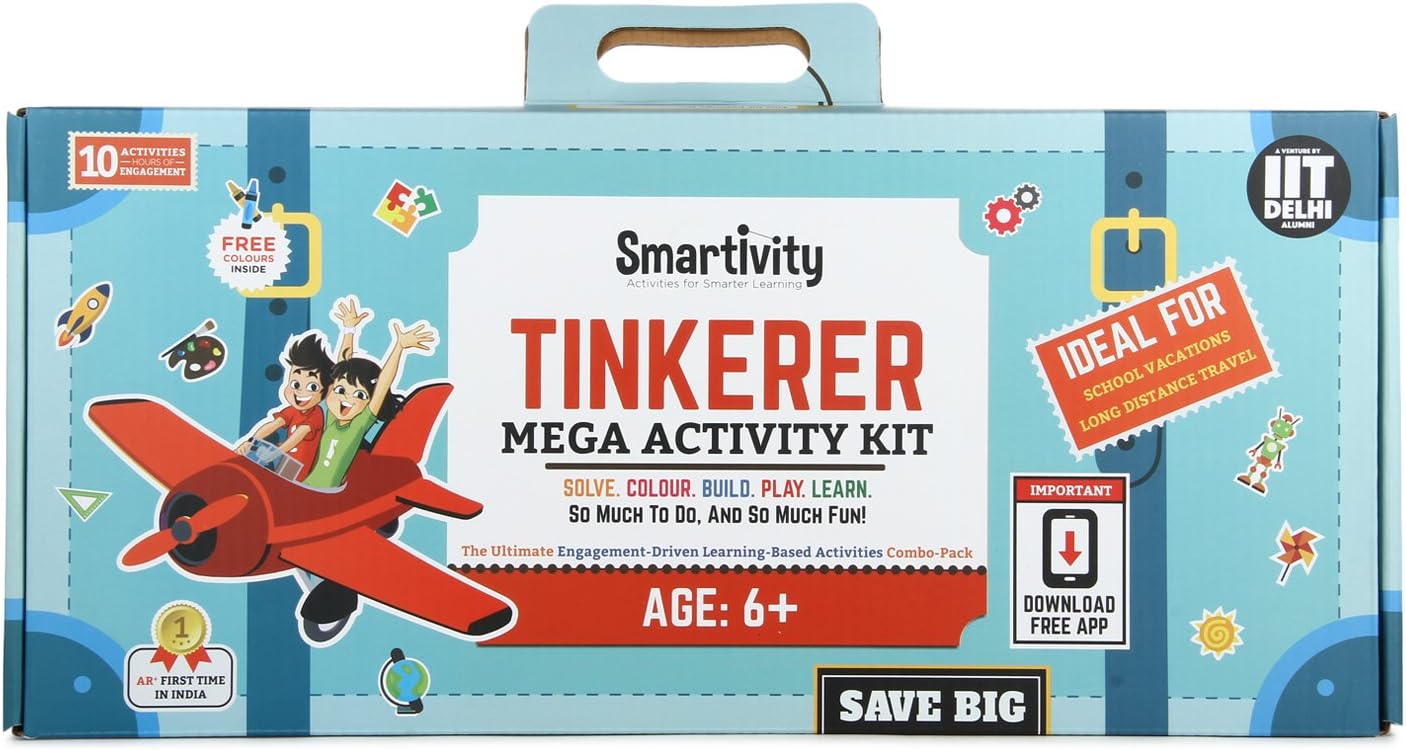 Mega-Activity Kit - Tinkerer stem, DIY, Educational, Learning, Building and Construction Toy