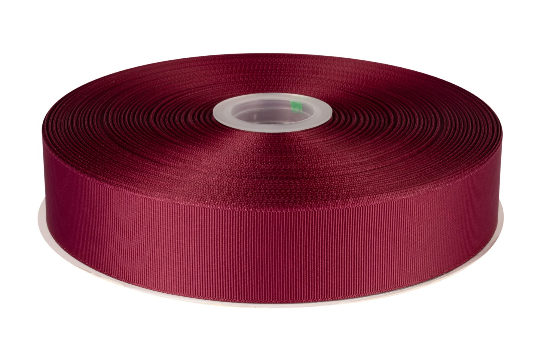 Fondersy 38mmX 91M Solid Grosgrain Ribbon for Gift Wrapping Parties, Wedding Decoration, Crafts Sewing(Burgundy)