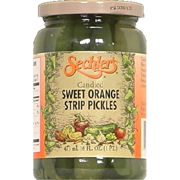 SECHLERS PICKLE CANDIED SWT ORNG STRIP