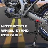 JFG RACING Motorcycle Rear Wheel Stand Foldable Paddock, Universal Red view 7
