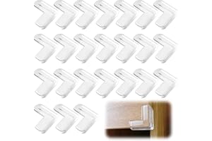 24 PCS Premium Corner Protectors, Youngest People Guards Made of Soft Silicone, Durable Transparent Corners and Edges Covers,