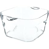 Prodyne Big Square Party Beverage Tub, Clear