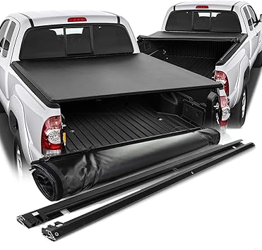 Fits 1989 1995 Toyota Pickup 95 04 Tacoma 72 Inches 6 Feet Bed Model Black Soft Roll Up Tonneau Cover Tonneau Covers Amazon Canada