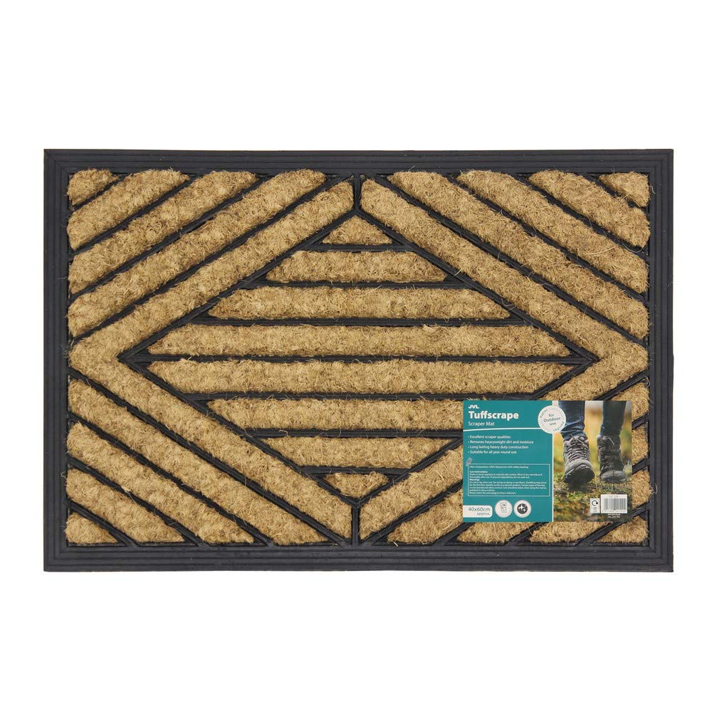 Decoración del hogar Rayas 40 x 60 cm JVL Heavy Duty de Goma Tuffscrape