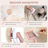 Vinabo Self-Cleaning Cat and Dog Brush Cinnamon view 3