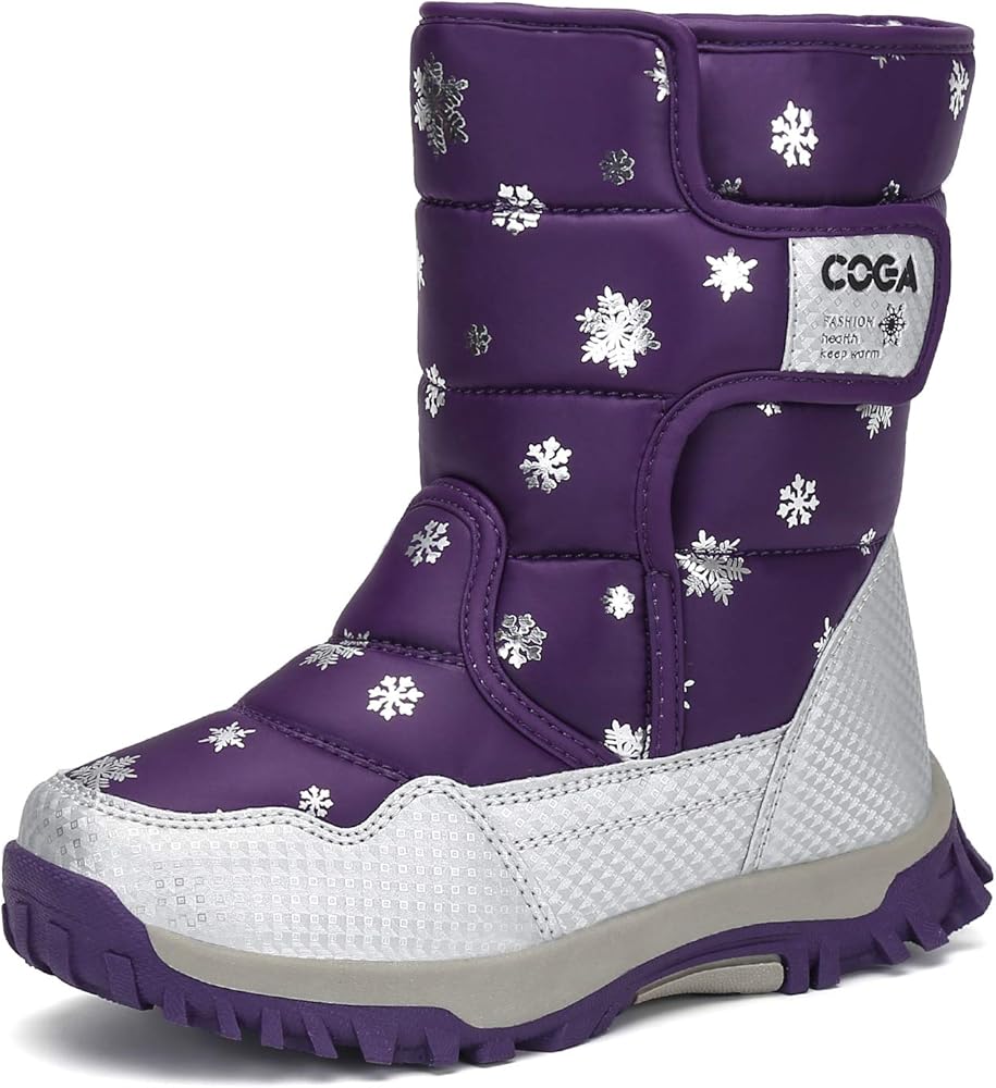 Amazon Putu スノーブーツ キッズ ジュニア ブーツ 女の子 男の子