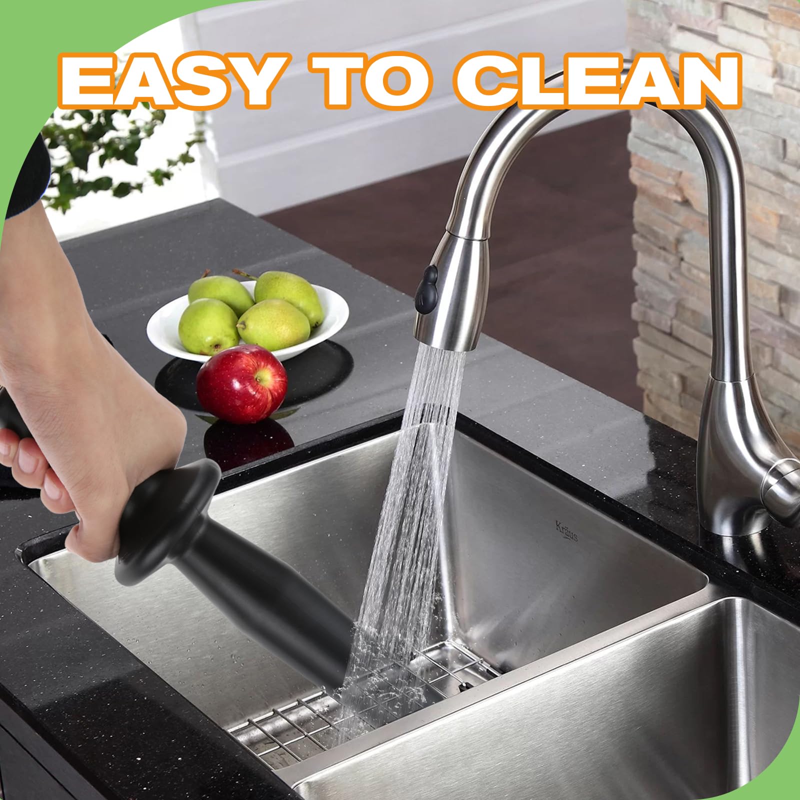 Low Profile Blender Tamper Tool Plunger, Compatible with Vitamix Low Profile 64-Ounce and 40-Ounce, Professional Series Pro 750 5300 7500 Blender