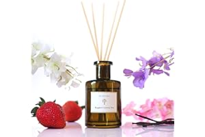 PRISTINE English Country Inn/Inspired by Ritz Carlton Reed Diffuser for Home | Fresh Blend of Strawberry, Vanilla, Musk Reed 
