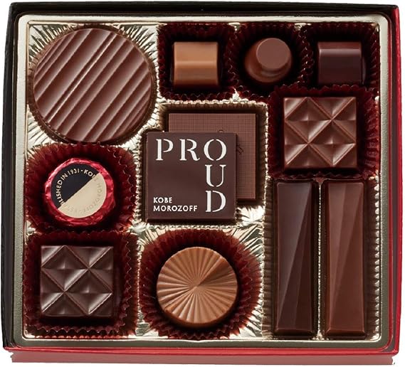 バレンタイン チョコレート 人気 モロゾフ プレーン チョコレート 12個入り 手提げ袋付き 全国うまいもん便 チョコレートトリュフ 通販 Amazon