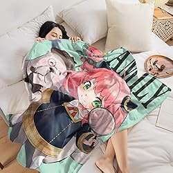 Throw Blanket 50x40 inch,Japanese Anime Fleece