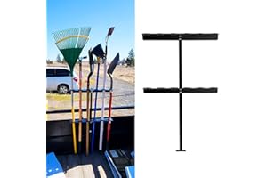 Cabtherlyn Landscape Hand Tool Rack for Truck Trailer, Vertical Hand Rack for Landscaping, Garage or Shed Walls Holds, 6 Tools for Shovels,Rakes,Hoes, Cargo Rack Tool Storage Rack (Model1)