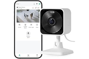 Lamlingo Outdoor & Indoor Security Camera,Pet Camera with Motion Detection, 2-Way Audio, Night Vision, Cloud & SD Card Storage,Pure White