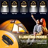 Eidoct Camping Lantern 3 Pack Waterproof LED Tent Light Magnetic Base 3 Modes view 4