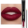 MAKI YIKA Burgundy Red Lipstick for Women Colorstay Long Lasting Lipsticks No Smudge Matte Liquid Lipstick Transferproof Cruelty-Free Lip Color, Burgundy