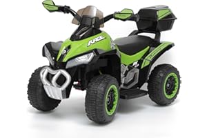 Kids Republic Explorer Quad UTV ATV Ride-On Car Toy for Kids – 6V Battery-Powered Electric Vehicle with LED Lights, Music Pla