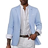 PJ PAUL JONES Mens Casual Sport Coat Blazer Two Buttons Lightweight Business Jackets