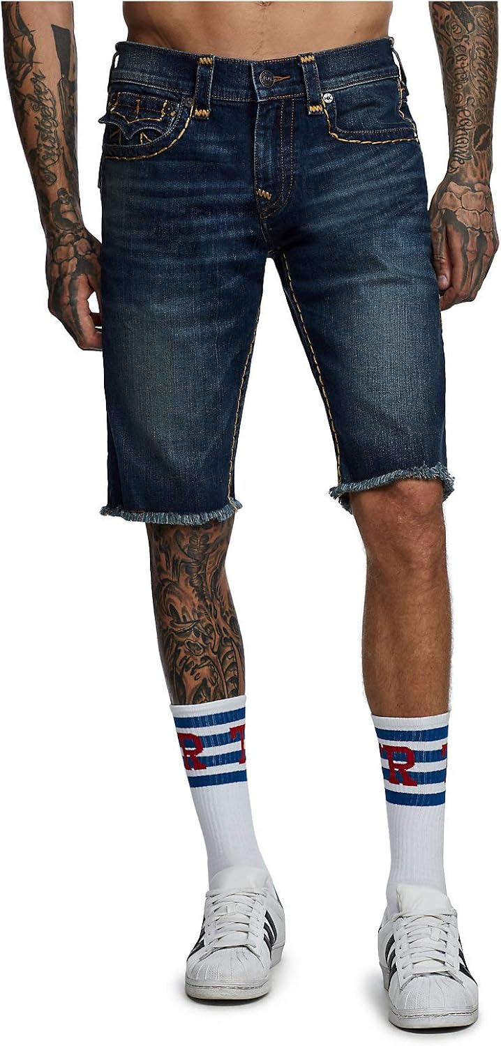 men's true religion denim shorts