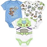 Disney Baby Girls Boys 3 Pack Bodysuits Newborn to Infant Sizes (Newborn - 24 Months)