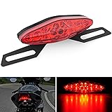Nilight Motorcycle Tail Lights LED Brake Running