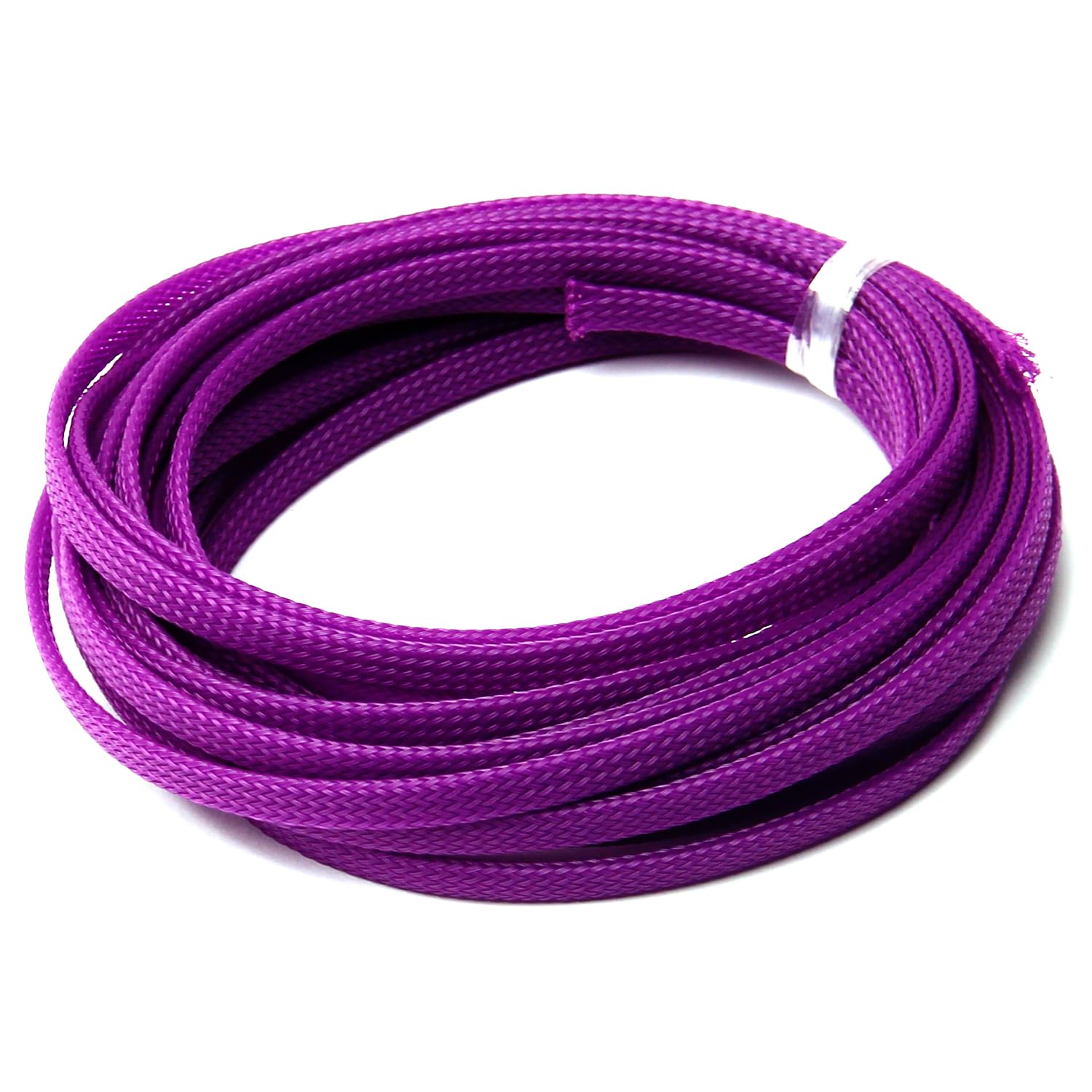 Othmro 1Pc Cable Tidy Sleeve, 5m Cable Protector, Desk Cable Management Cable Organizers Wire Tidy for TV/PC USB Cable, Pet Cable Protector, Purple (Width: 6mm)