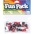 Cousin Fun Packs 62-Piece 8mm-10mm Dice Beads