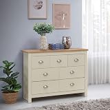 TAD Timber Art Design UK Lisbon 2 Piece Bedroom Set Cream Oak Top view 5