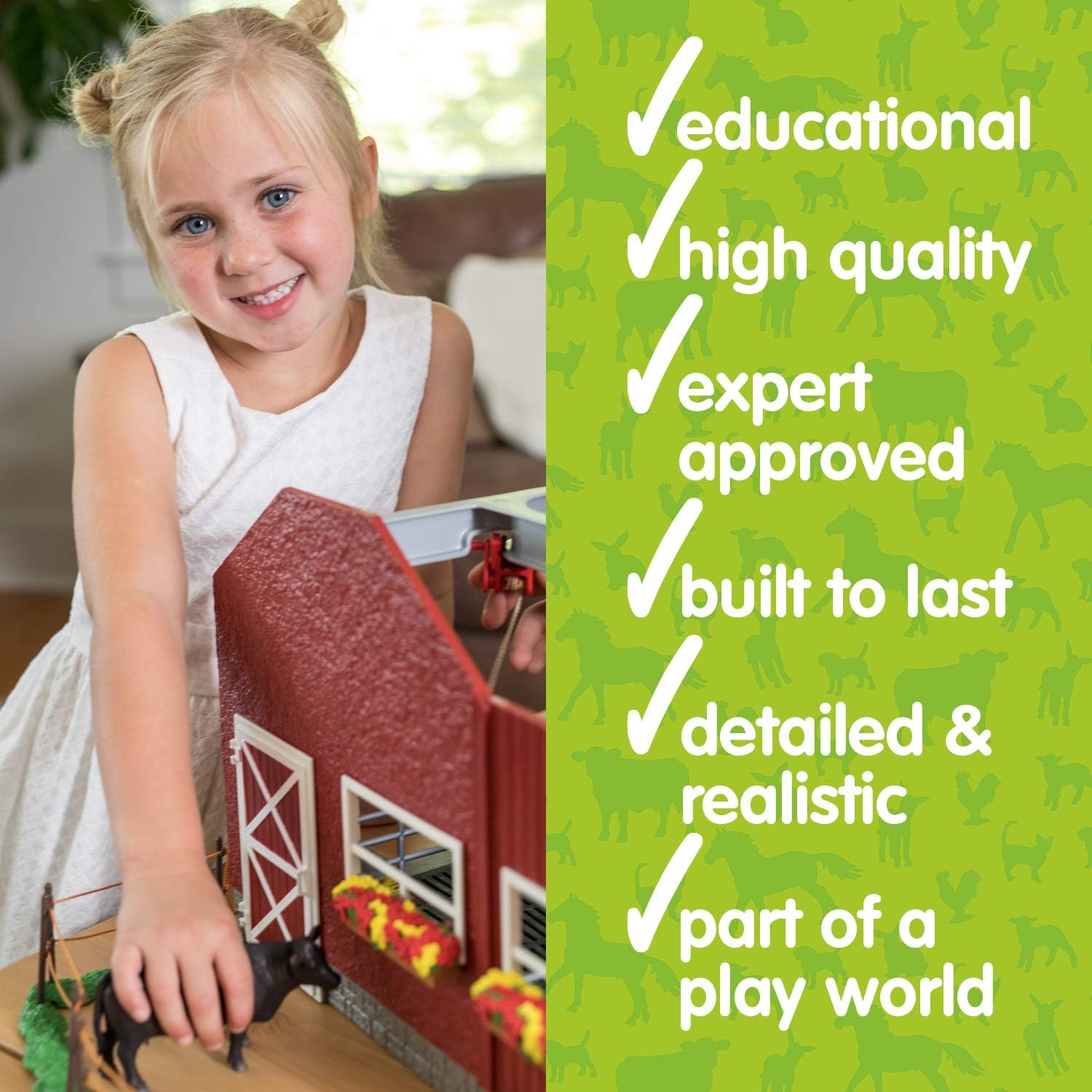 schleich large red barn