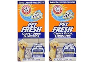 Arm & Hammer Pet Fresh Carpet Odor Eliminator Plus Oxi Clean Dirt Fighters, 18 oz,(PACK OF 2)