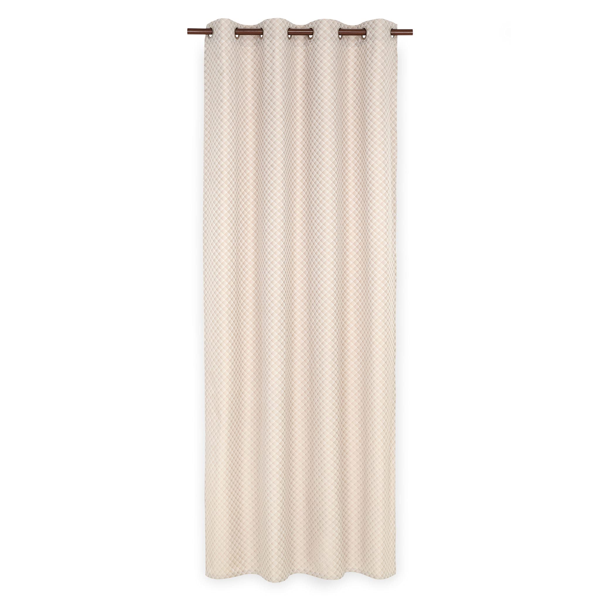 Deco Mex VAMK20301 RIPOLI Curtain Polyester Cream Regular Size