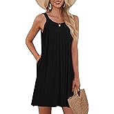 MISFAY Swimsuit Cover Up for Women 2026 Beach Dress Sleeveless Floral Summer Sundress
