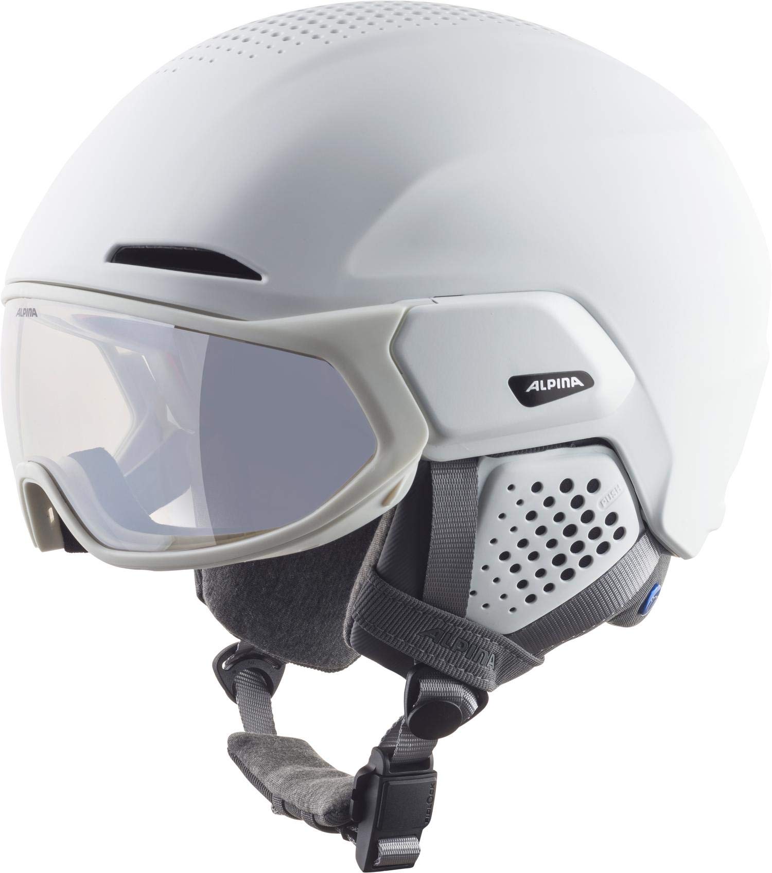 ALPINA Unisex - Adult, ALTO V ski helmet, white matt, 51-55 cm