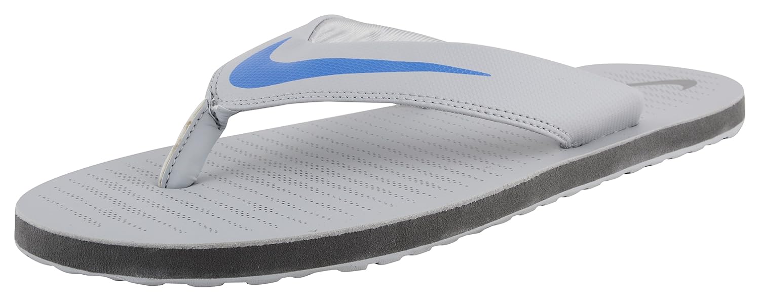 nike grey flip flops