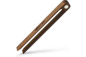 Magnetic Wooden Toaster Tongs | 22 cm Premium Walnut, Non-Toxic Kitchen Utensil for Cooking, Toast, Bacon, Muffins, Bagels, B