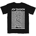 Joy Division Unisex-Adult Standard Official Stacked Unknown Pleasures T-Shirt
