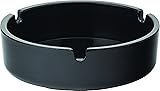 Utopia Ashtrays, F900890000B01010, Black Melamine Ashtray 4" (10cm) (Box of 10)