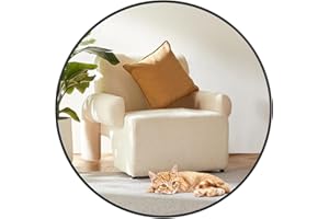 18 Inch Round Mirror with Aluminum Alloy Frame - High Definition Eco-Friendly Black Circle Bathroom Mirror, Wall-Mounted for 