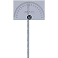 Mitutoyo 968-203 Protractor, Square Head, W/ 6" Rule, Chrome