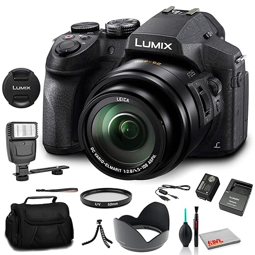 Panasonic Lumix DMC-FZ300 Digital Camera (DMC-FZ300K) Bundle