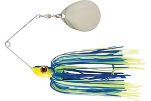 FISH LUCKE Luck E Strike Redman Spinner Bait by Jimmy Houston, 3/8 Ounce Colorado Spinnerbait