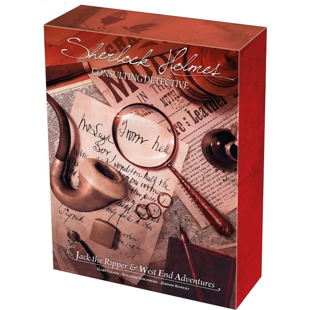 Space Cowboys , Sherlock Holmes Consulting Detective: Jack the Ripper & West End Adventures , Board Game , Ages 14+ , 1-8 Players , 60-120 Minutes Playing Time
