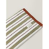 WENSHUO Melted Lollipop-Striped Pure Cotton Bath Towel,100% Combed Cotton,Luxury Shower Towel,Super Absorbent(Pack of 1) (55.12" L × 27.56" W)